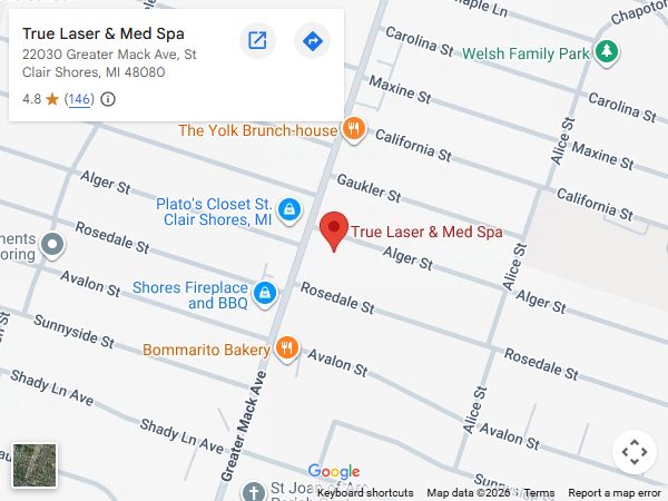 Directions From Your Location to True Laser Spa